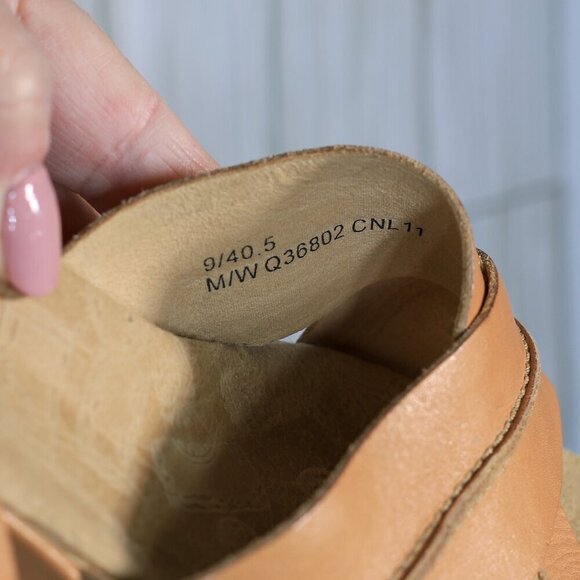 Korks by Kork-Ease Size US 9 Women's Saddle Brenda Leather Wedge Sandals - Picture 9 of 9